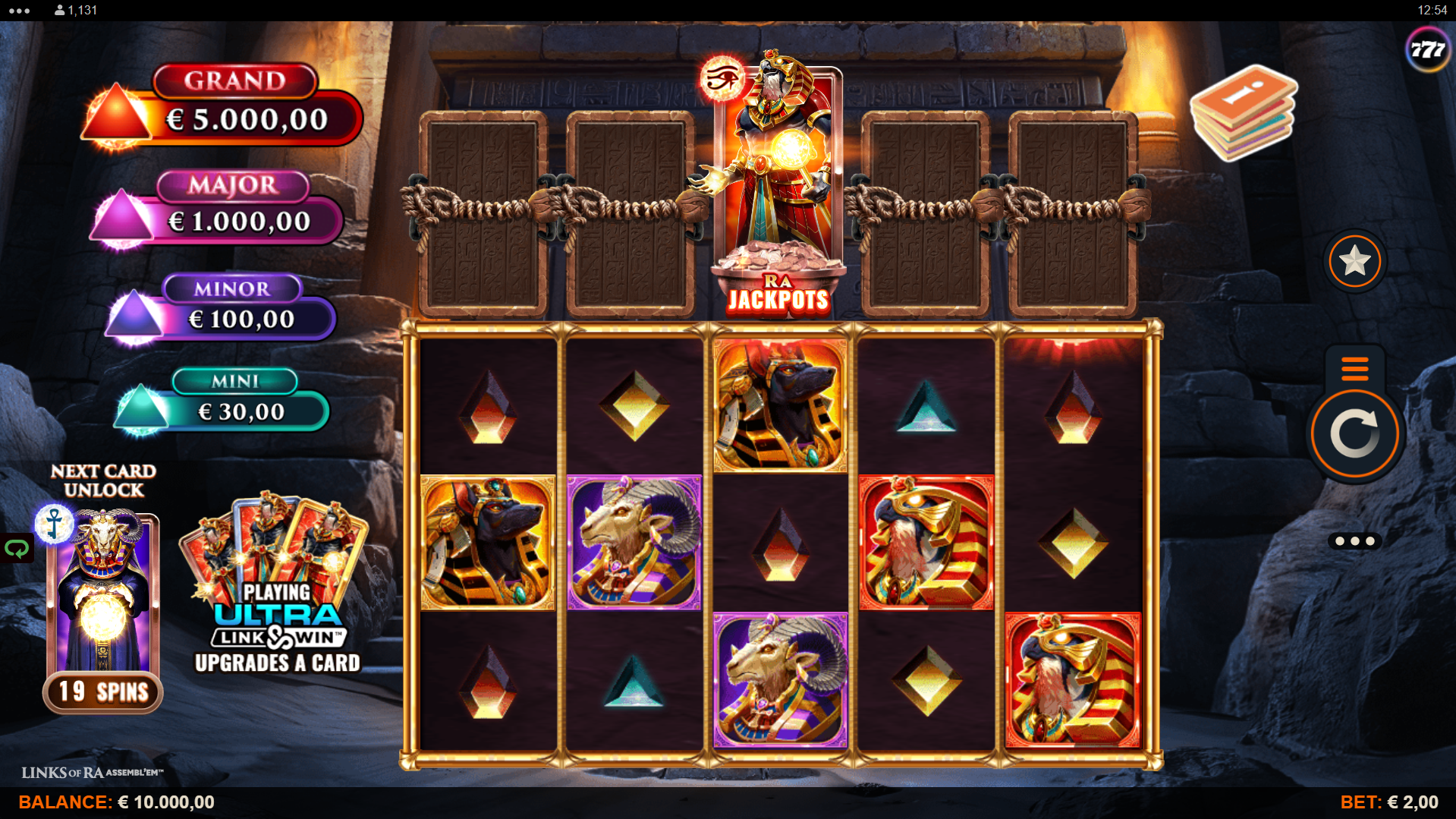 Links of Ra: Serveti Oluştur